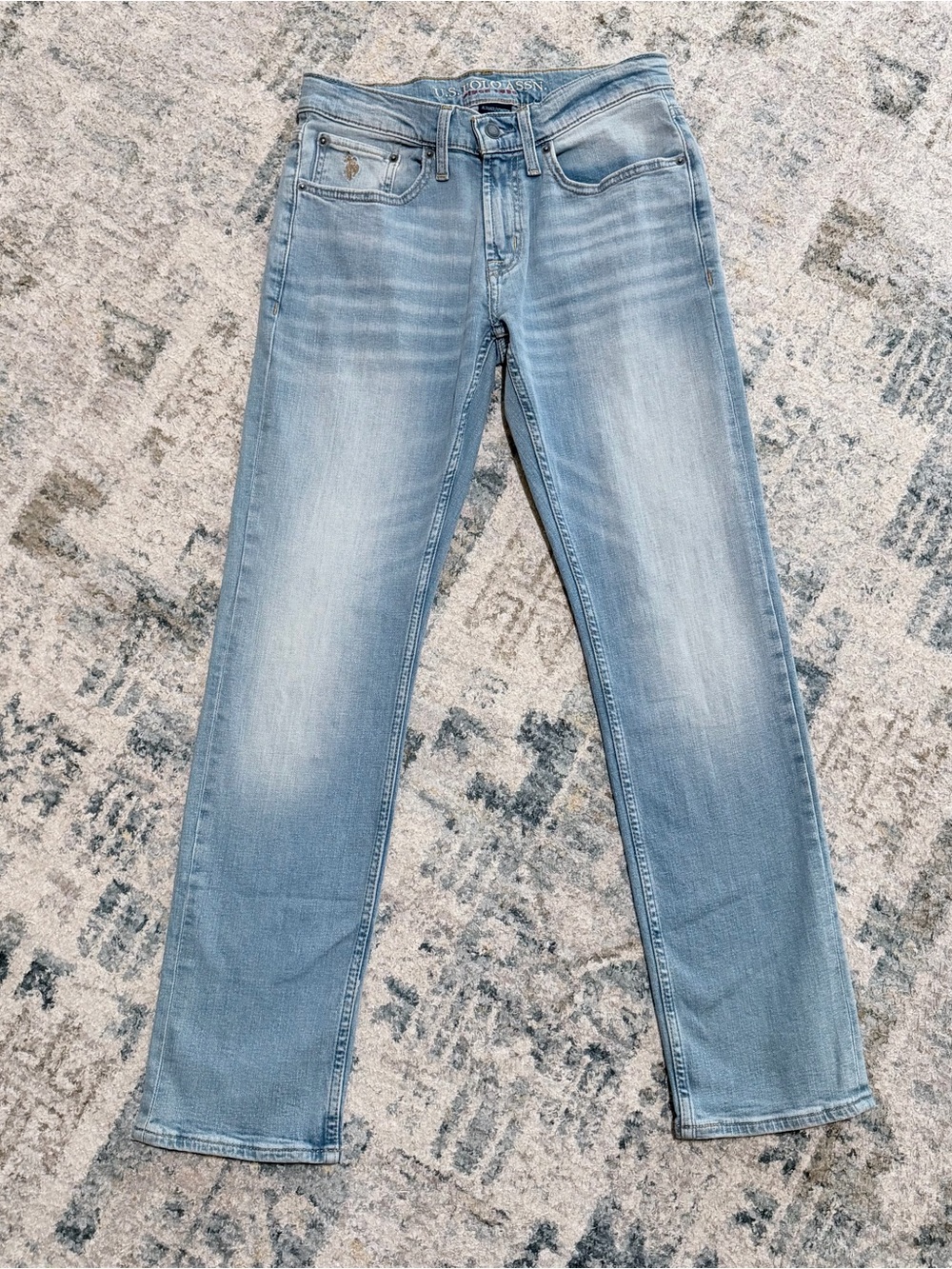 U.S. Polo Assn. Light Blue Slim Straight Men's Jeans